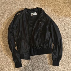 Vintage Members Only Black Bomber